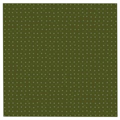 Army Green Color Polka Dots Wooden Puzzle Square by SpinnyChairDesigns