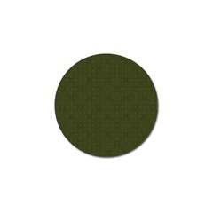 Army Green Color Polka Dots Golf Ball Marker (10 Pack) by SpinnyChairDesigns