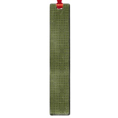 Army Green Color Polka Dots Large Book Marks by SpinnyChairDesigns