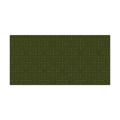 Army Green Color Polka Dots Yoga Headband by SpinnyChairDesigns