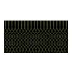 Army Green Black Stripes Satin Wrap by SpinnyChairDesigns