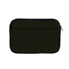 Army Green Black Stripes Apple Macbook Pro 15  Zipper Case by SpinnyChairDesigns