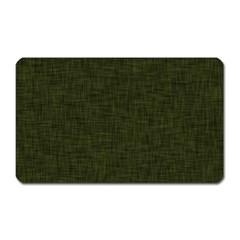 Army Green Texture Magnet (rectangular) by SpinnyChairDesigns