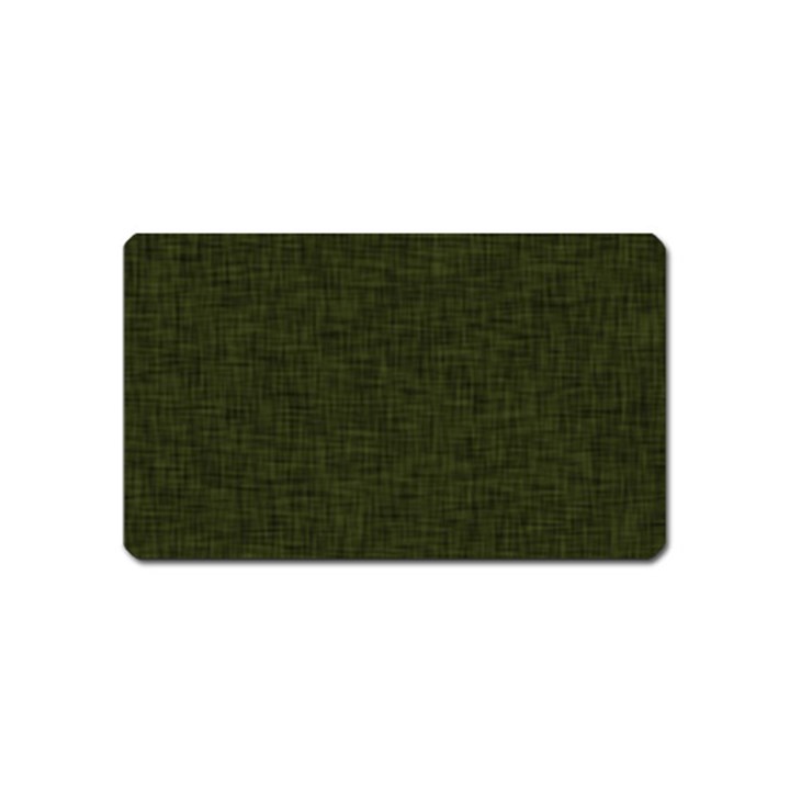 Army Green Texture Magnet (Name Card)