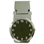 Army Green Texture Money Clip Watches Front