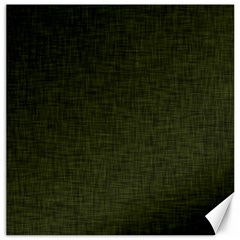 Army Green Texture Canvas 20  X 20  by SpinnyChairDesigns