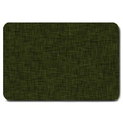 Army Green Texture Large Doormat  by SpinnyChairDesigns