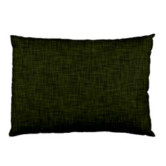 Army Green Texture Pillow Case by SpinnyChairDesigns