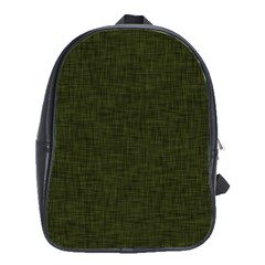 Army Green Texture School Bag (large) by SpinnyChairDesigns