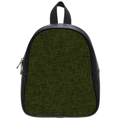 Army Green Texture School Bag (small) by SpinnyChairDesigns