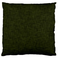 Army Green Texture Standard Flano Cushion Case (two Sides) by SpinnyChairDesigns