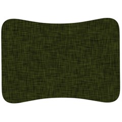 Army Green Texture Velour Seat Head Rest Cushion by SpinnyChairDesigns