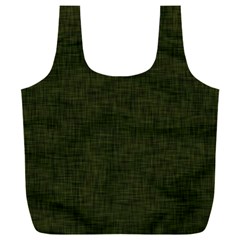 Army Green Texture Full Print Recycle Bag (xxxl) by SpinnyChairDesigns