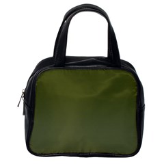 Army Green Color Ombre Classic Handbag (one Side) by SpinnyChairDesigns