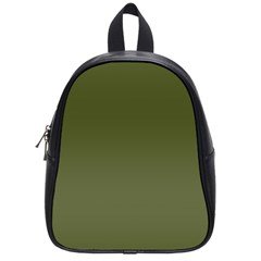 Army Green Color Ombre School Bag (small) by SpinnyChairDesigns