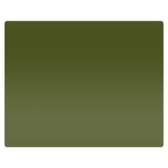 Army Green Color Ombre Double Sided Flano Blanket (medium)  by SpinnyChairDesigns