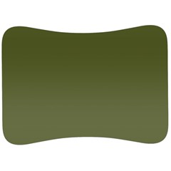 Army Green Color Ombre Velour Seat Head Rest Cushion by SpinnyChairDesigns