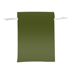 Army Green Color Ombre Lightweight Drawstring Pouch (s) by SpinnyChairDesigns