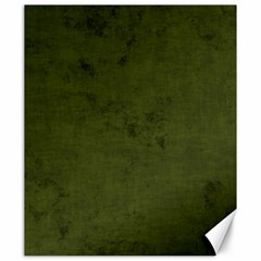 Army Green Color Grunge Canvas 20  X 24  by SpinnyChairDesigns