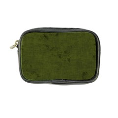 Army Green Color Grunge Coin Purse by SpinnyChairDesigns