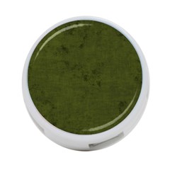 Army Green Color Grunge 4-port Usb Hub (two Sides) by SpinnyChairDesigns