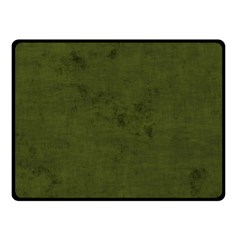 Army Green Color Grunge Fleece Blanket (small) by SpinnyChairDesigns