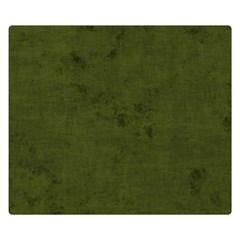 Army Green Color Grunge Double Sided Flano Blanket (small)  by SpinnyChairDesigns