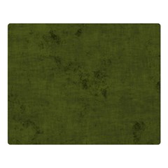 Army Green Color Grunge Double Sided Flano Blanket (large)  by SpinnyChairDesigns