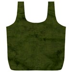 Army Green Color Grunge Full Print Recycle Bag (XXL) Back