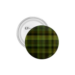 Army Green Color Plaid 1 75  Buttons by SpinnyChairDesigns