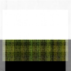 Army Green Color Plaid Rectangular Jigsaw Puzzl by SpinnyChairDesigns