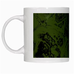 Amy Green Color Grunge White Mugs by SpinnyChairDesigns