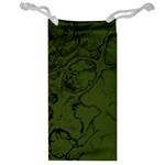 Amy Green Color Grunge Jewelry Bag Front