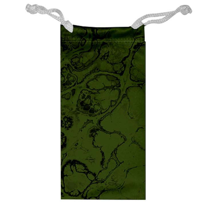 Amy Green Color Grunge Jewelry Bag