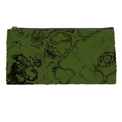 Amy Green Color Grunge Pencil Case by SpinnyChairDesigns