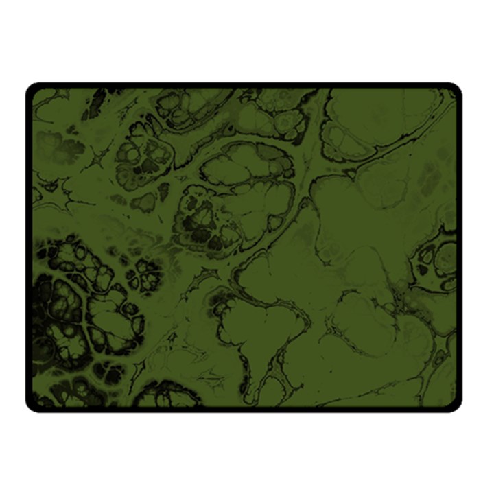 Amy Green Color Grunge Fleece Blanket (Small)