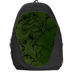 Amy Green Color Grunge Backpack Bag by SpinnyChairDesigns