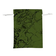 Amy Green Color Grunge Lightweight Drawstring Pouch (l) by SpinnyChairDesigns