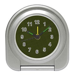 Army Green Color Texture Travel Alarm Clock