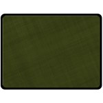 Army Green Color Texture Double Sided Fleece Blanket (Large)  80 x60  Blanket Front