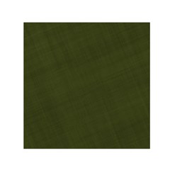 Army Green Color Texture Small Satin Scarf (square) by SpinnyChairDesigns