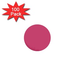 True Blush Pink Color 1  Mini Buttons (100 Pack)  by SpinnyChairDesigns