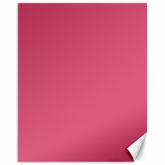 True Blush Pink Color Canvas 11  X 14 