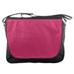 True Blush Pink Color Messenger Bag Front