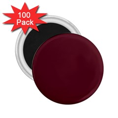 True Burgundy Color 2 25  Magnets (100 Pack)  by SpinnyChairDesigns