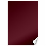 True Burgundy Color Canvas 12  x 18  11.88 x17.36  Canvas - 1