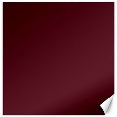 True Burgundy Color Canvas 20  X 20  by SpinnyChairDesigns