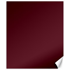 True Burgundy Color Canvas 20  X 24  by SpinnyChairDesigns