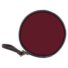 True Burgundy Color Classic 20-cd Wallets by SpinnyChairDesigns