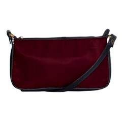 True Burgundy Color Shoulder Clutch Bag by SpinnyChairDesigns